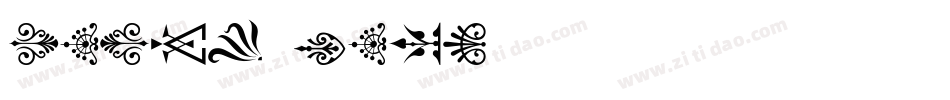 Tetra decorative字体转换